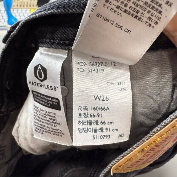 LEVI’S 501® ORIGINAL FIT HIGH RISE WOMEN'S SHORTS SIZE 26 - Picture 15 of 15